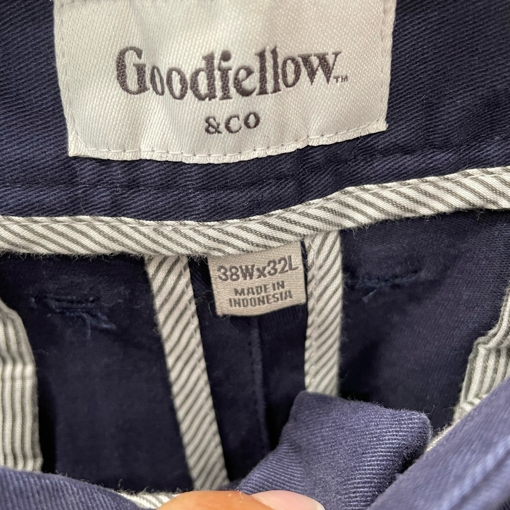 GOODFELLOW & CO BLUE CHINO’S - Picture 6 of 6